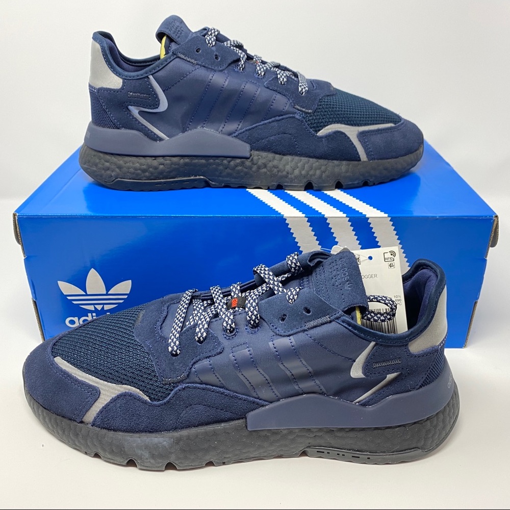 adidas nite jogger x 3m navy mens shoes brand new